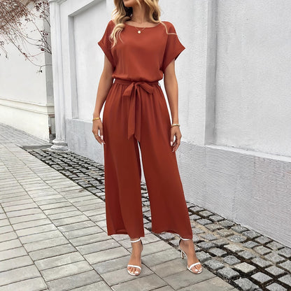 Calyra BeltedGrace Jumpsuit