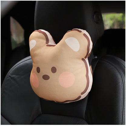 Love Bear Ice Silk Car With Single Piece Cushion