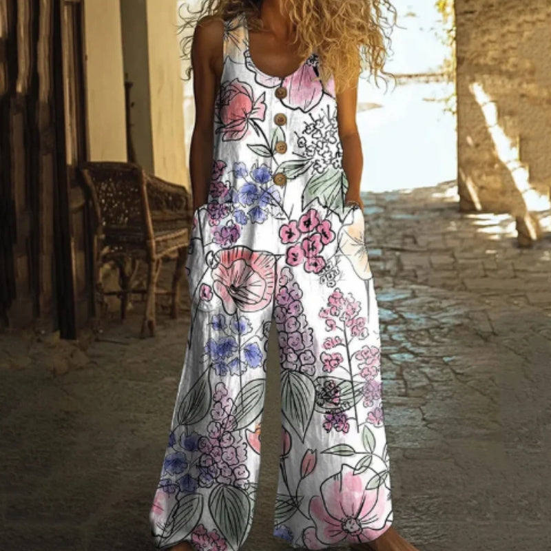 FloraMuse™ Art Jumpsuit