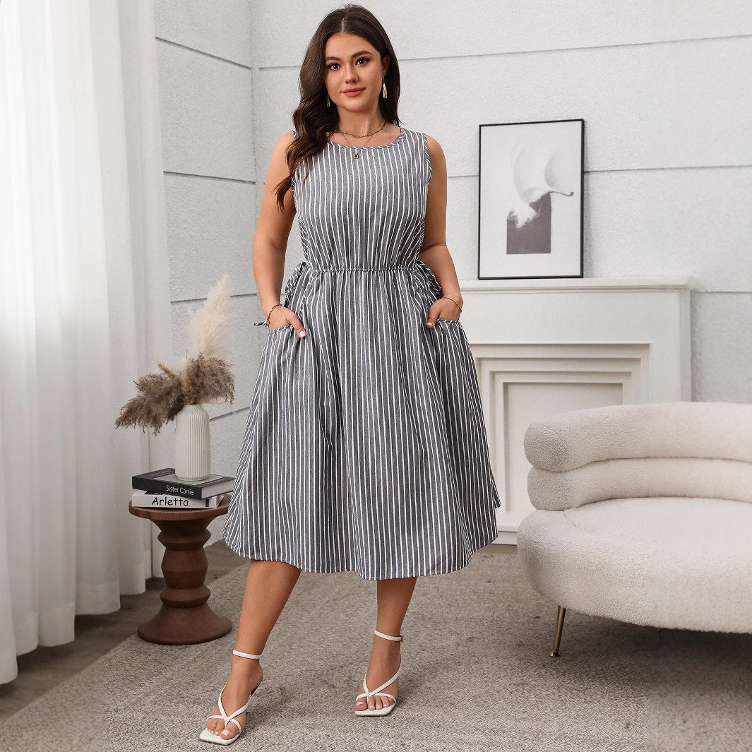 StripeMuse Pocket Dress