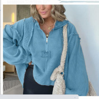 FrayEdge Cropped Sweater