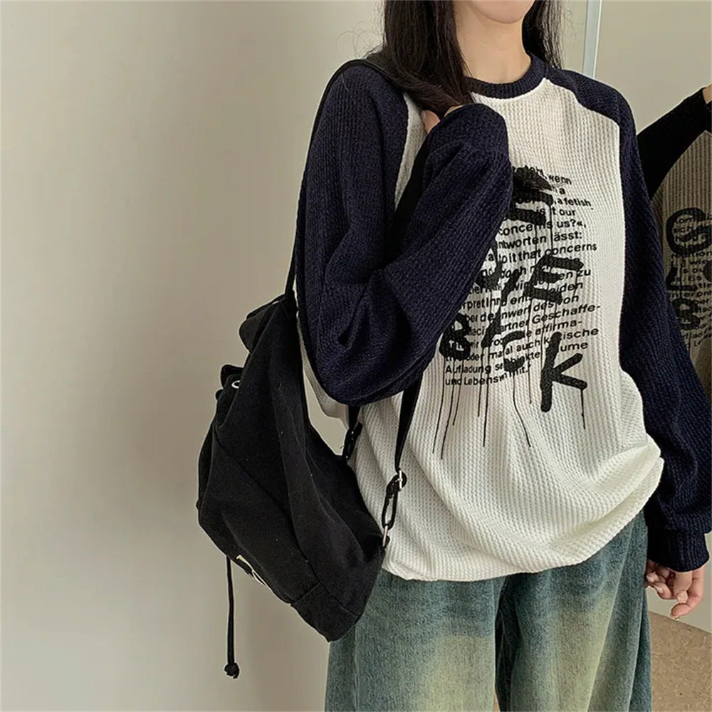 PatchEase Contrasting Hoodie