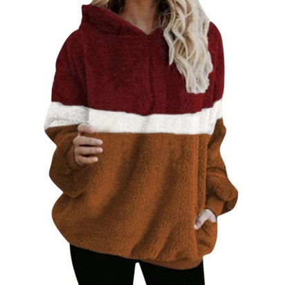 TriTone Hooded Pocket Coat