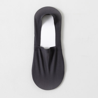 Ice Silk Boat Socks Men's Summer Thin