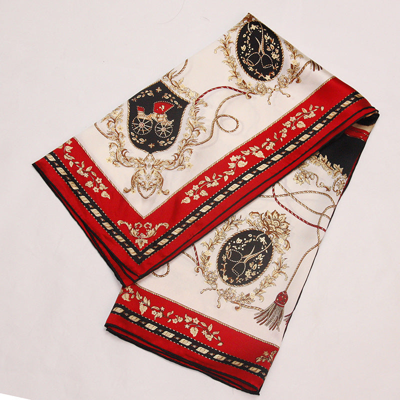 Noble Carriage Silk Square Scarf