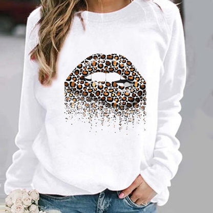 XINGX Graphic Charm Round Neck Sweater