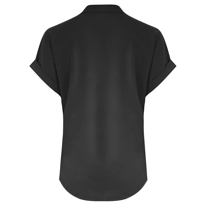 Serenelle V-Button Blouse