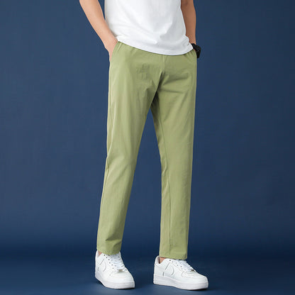 Ice Silk Pants Men's Thin Casual Sports Pants