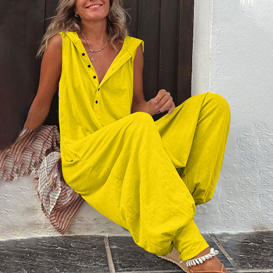 UrbanEase Hooded Jumpsuit