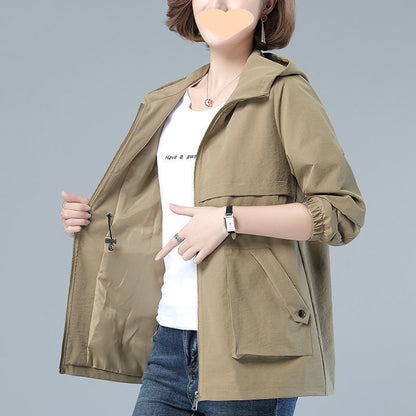 ChicEase Hooded Trench Coat