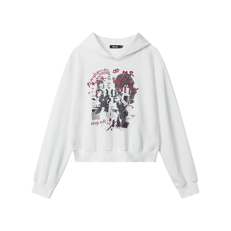 RetroScript™ Short Hoodie