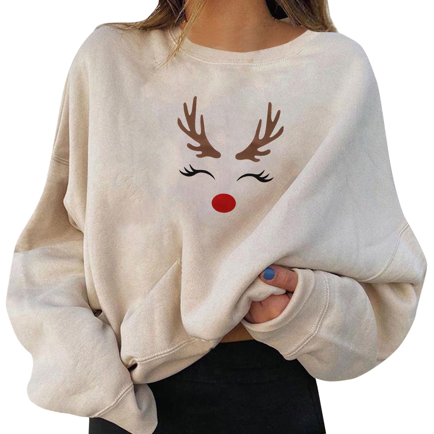 MerryEase Print Sweatshirt