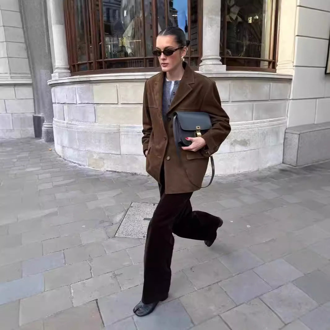 VeluraCasual Suede Jacket