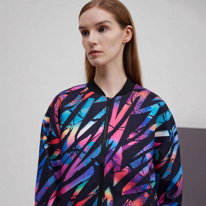 UrbanMuse Printed Casual Jacket