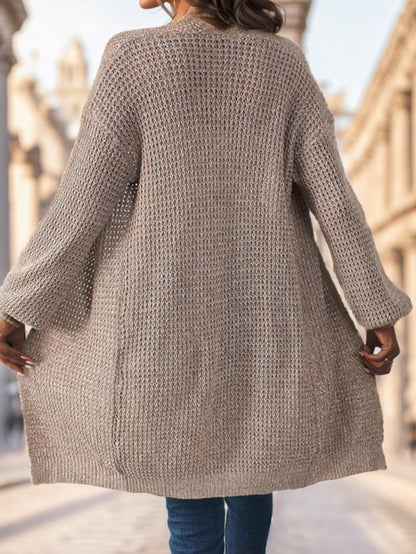 DriftEase Drop Shoulder Cardigan