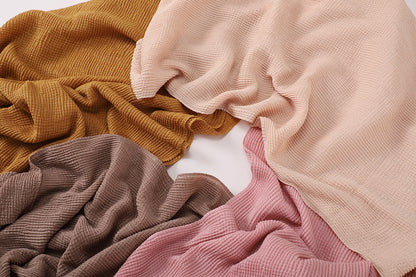 Silver Silk Crumpled Toe Scarf