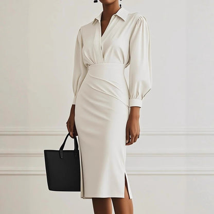 Velina Pleat Dress