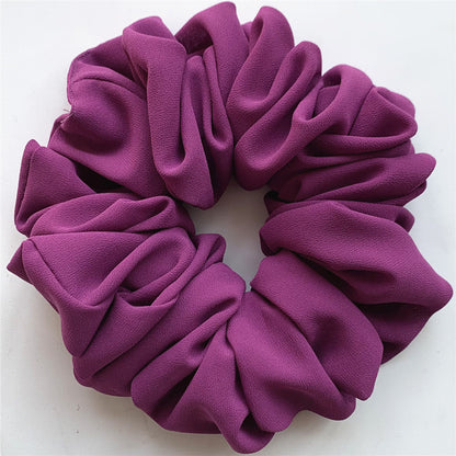 Big Head Bouquet Chiffon Large Intestine Ring Hair Ring