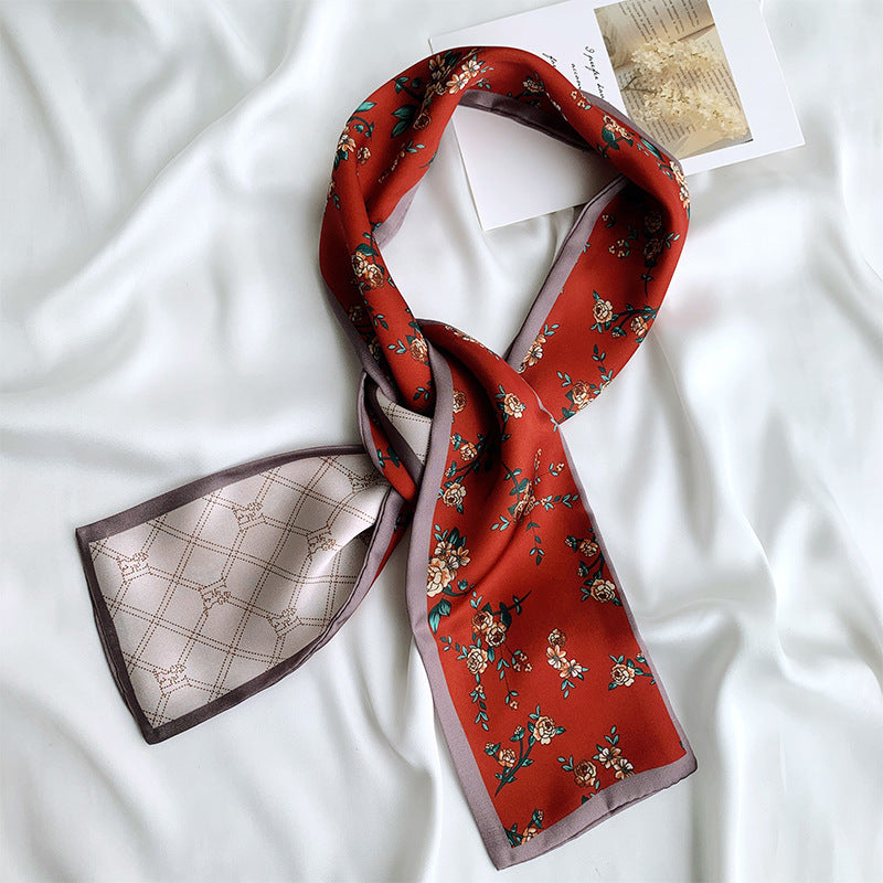 Korean creative small silk scarf