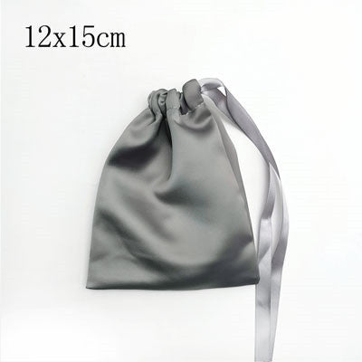 Silk Drawstring Storage Bag Travel Organizer