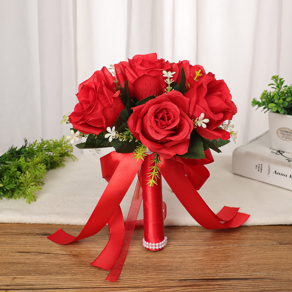 Silk Flower Simulation Rose Bouquet
