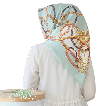 Big Square Scarf Fashion Simulation Silk Scarf