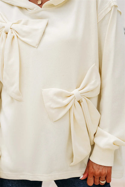 SnowCharm Bow Hoodie