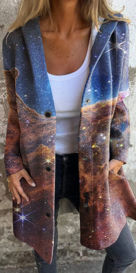 CozyWeave Long Knit Coat