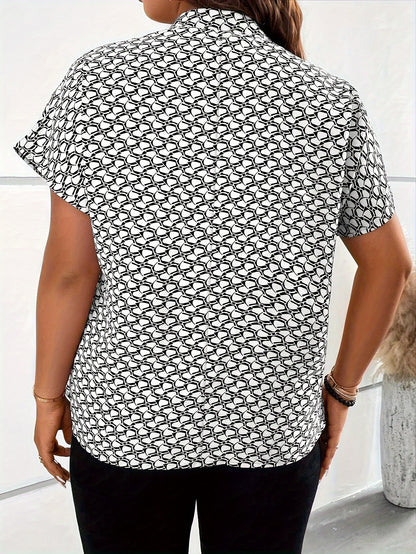 GeoFlair Plus Diamond Blouse