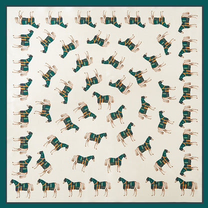 New Simulated Silk Satin Printed Scarves