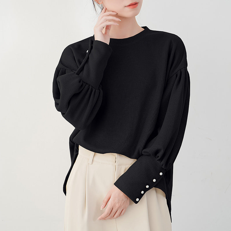 Luméra™ PearlGrace Lantern Sweater