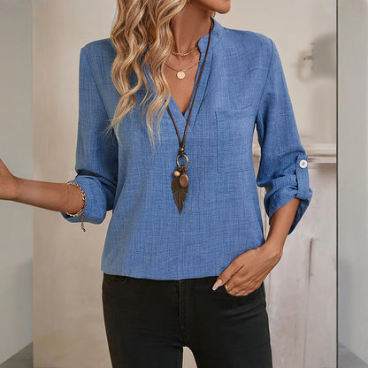 SunDrift Notch Blouse