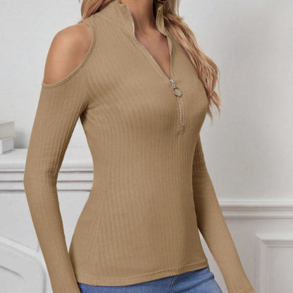 SereneCurve Off-Shoulder Top