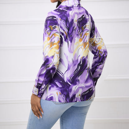 PrintVerve Collared Blouse