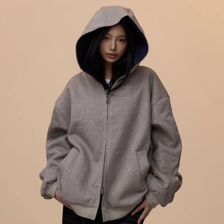 TwinZip Cozy Hooded Cardigan