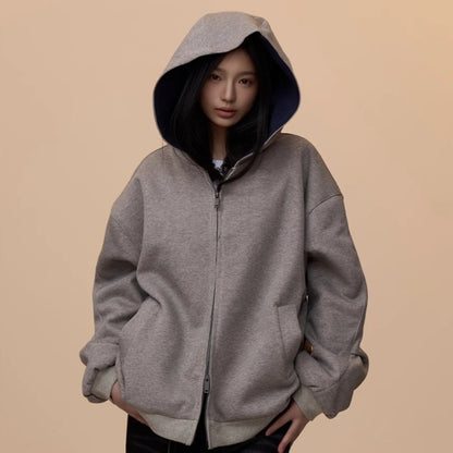 TwinZip Cozy Hooded Cardigan