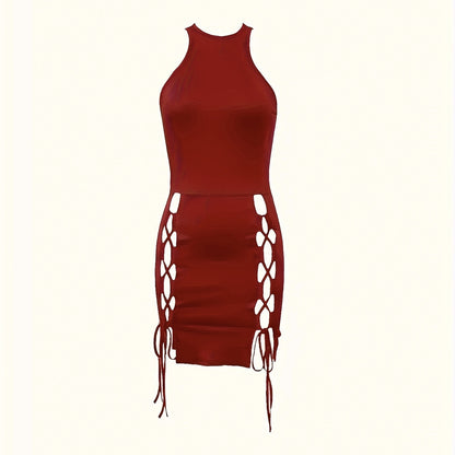 Celestía Lace-Up Midi