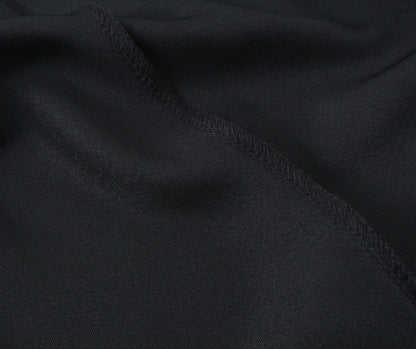 Women's Fashion Sleeveless Pleated Waist Tight Silk Satin Dress