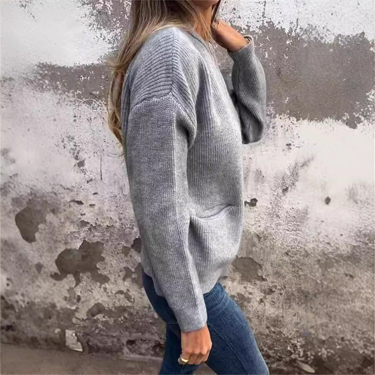 UrbanEase Pocket Drape Cardigan