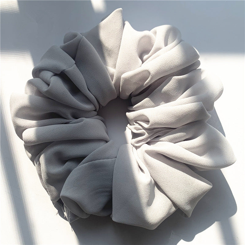 Big Head Bouquet Chiffon Large Intestine Ring Hair Ring