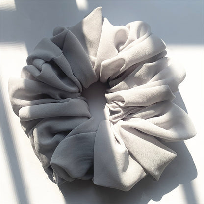 Big Head Bouquet Chiffon Large Intestine Ring Hair Ring
