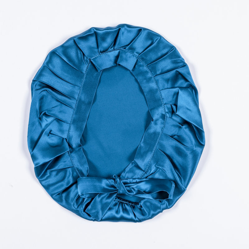 Women's Solid Color Hair Care Silk Nightcap
