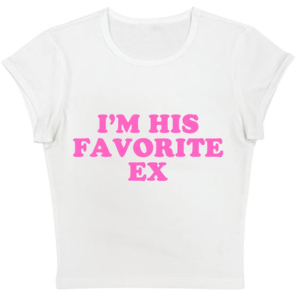 Summer Girls Milk Silk Loose Printed Short-sleeved T-shirt