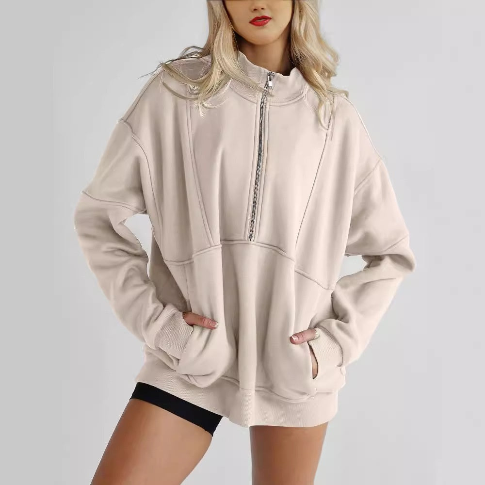 FlexiChic™ Zip Pocket Sweater
