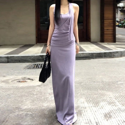 Twinkle Breeze Halter Dress