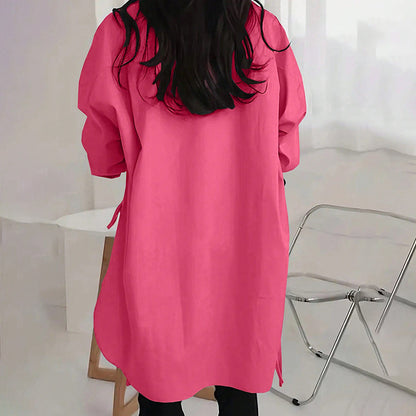 Breezelyn Side-Tie Blouse