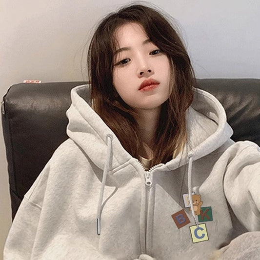 MélangeEase Zipper Cardigan