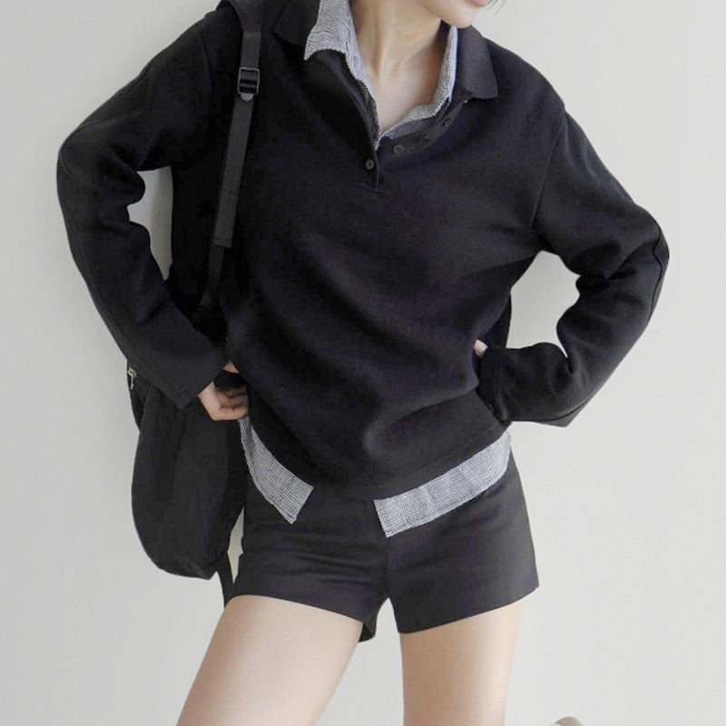 LayerLuxe Faux Two-Piece Sweater
