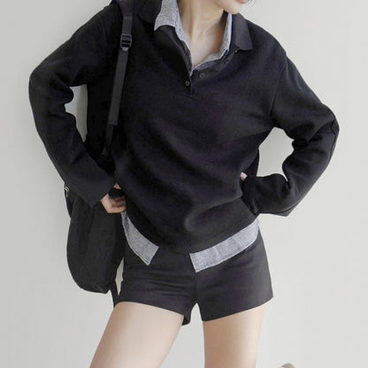 LayerLuxe Faux Two-Piece Sweater