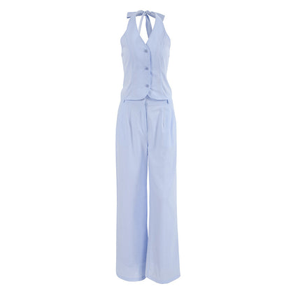 Azure Terra Linen Suit Set